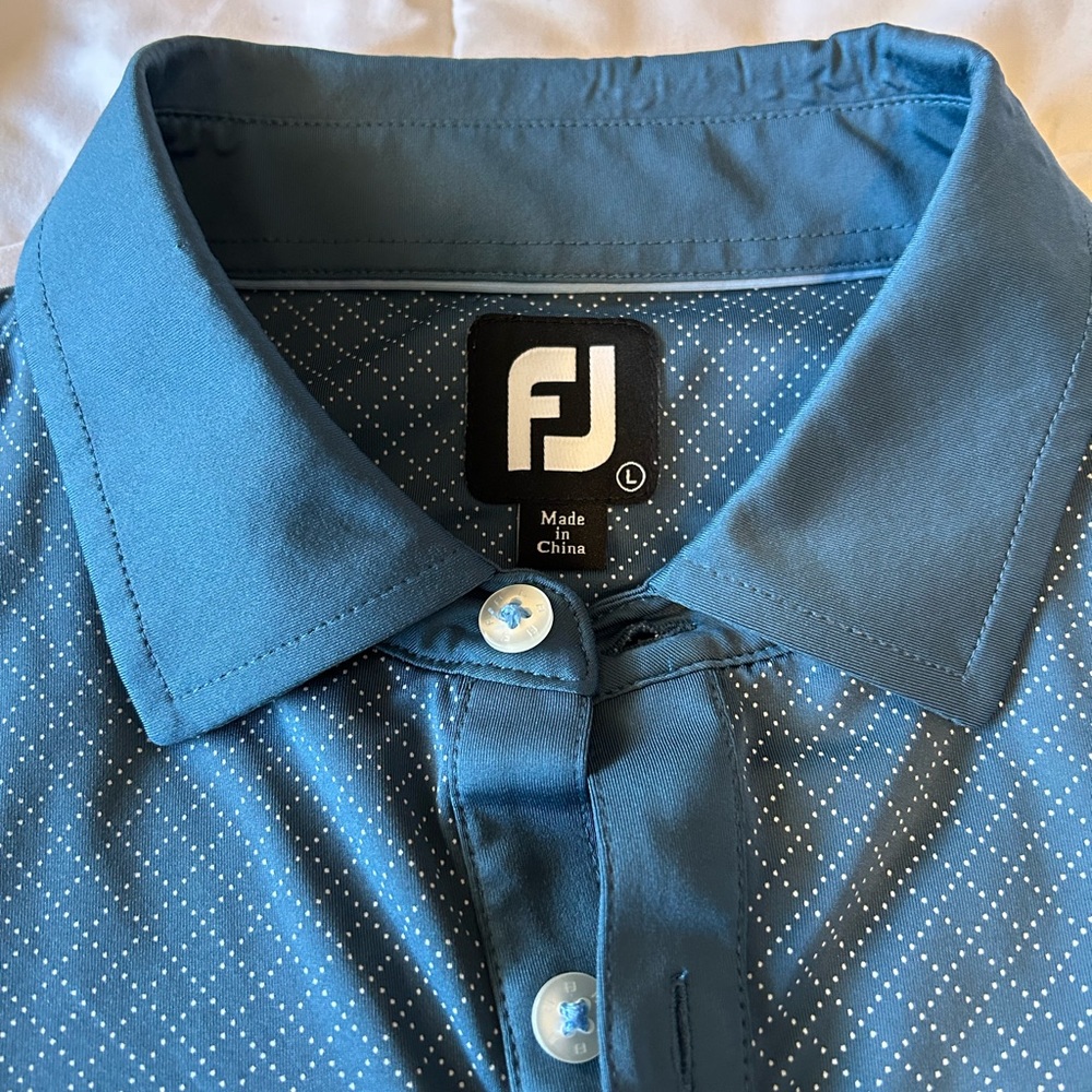 Footjoy Large Golf Shirt Teal
